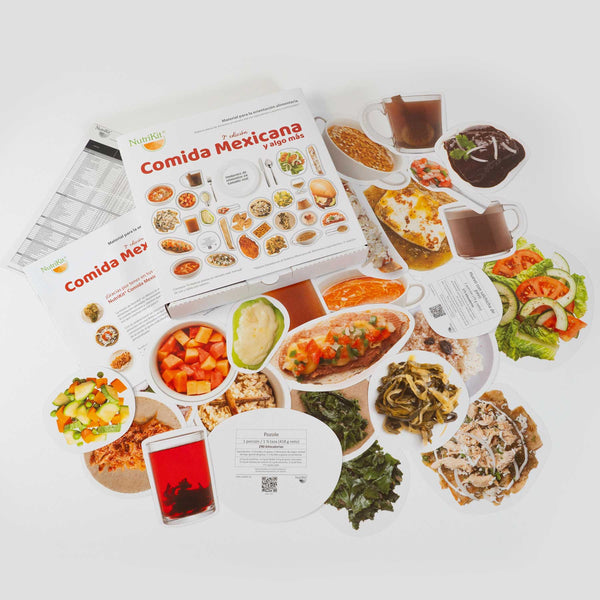 NutriKit® 70 Réplicas de alimentos de Comida Mexicana y algo más