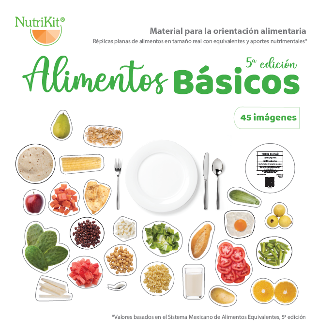 NutriKit® 45 Réplicas de Alimentos Básicos 5aEd - NutriKit México